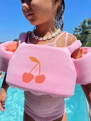 SUNNYLIFE Floatie Jacket 3 - 6 Cotton Candy Cherry - S51PJPK4