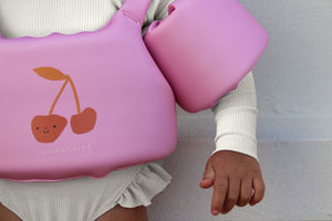 SUNNYLIFE Floatie Jacket 3 - 6 Cotton Candy Cherry - S51PJPK4