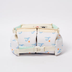 SUNNYLIFE Floatie Jacket 3 - 6 Sid the Seagull Blue Wave - S51PJBL4