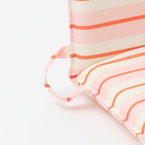SUNNYLiFE Folding Seat Summer Stripe Strawberry Sorbet - S3DFOLTS