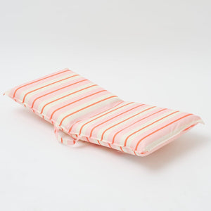 SUNNYLiFE Folding Seat Summer Stripe Strawberry Sorbet - S3DFOLTS