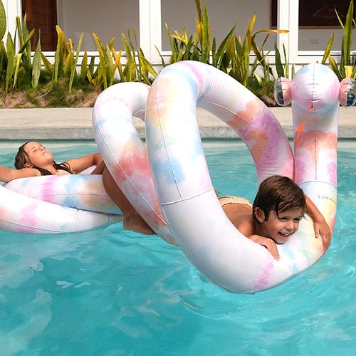 SUNNYLiFE Giant Inflatable Noodle Snake Tie Dye Tie Dye - S41GINTD