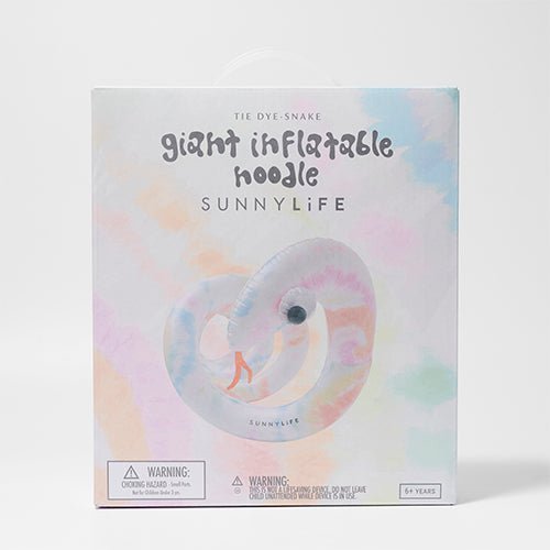 SUNNYLiFE Giant Inflatable Noodle Snake Tie Dye Tie Dye - S41GINTD