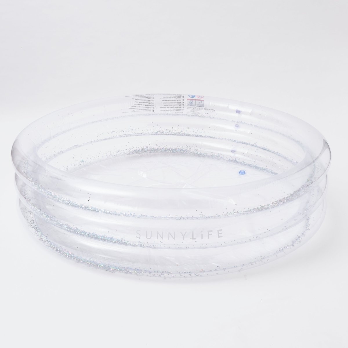 SUNNYLiFE Inflatable Transparent Glitter Pool - S3PPOOGL