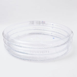 SUNNYLiFE Inflatable Transparent Glitter Pool - S3PPOOGL