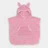 SUNNYLIFE Kids Character Hooded Towel Cotton Candy Pink Stripe - S51KHTPK