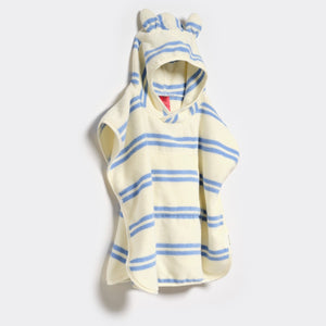 SUNNYLIFE Kids Character Hooded Towel Sid the Seagull Blue Stripe - S51KHTBL