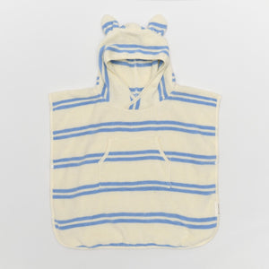 SUNNYLIFE Kids Character Hooded Towel Sid the Seagull Blue Stripe - S51KHTBL