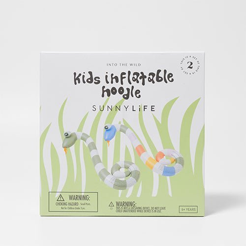 SUNNYLiFE Kids Inflatable Noodle Into the Wild Multi Set of 2 - S41KNSNK