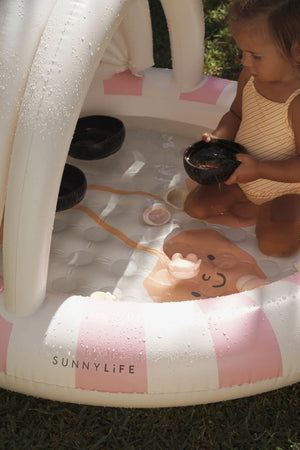 SUNNYLIFE Kids Inflatable Pool Cotton Candy Cherry - S51KPCPK