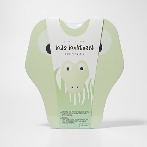 SUNNYLiFE Kids Kickboard Cookie The Croc Light Khaki - S41KKCRC