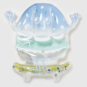 SUNNYLiFE Kids Lie-On Float Burger Boy The Sea Kids Blue-Lime - S41MLFSE