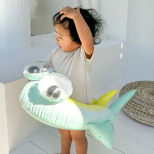 SUNNYLiFE Kids Pool Ring Salty the Shark Multi - S41PRSRK