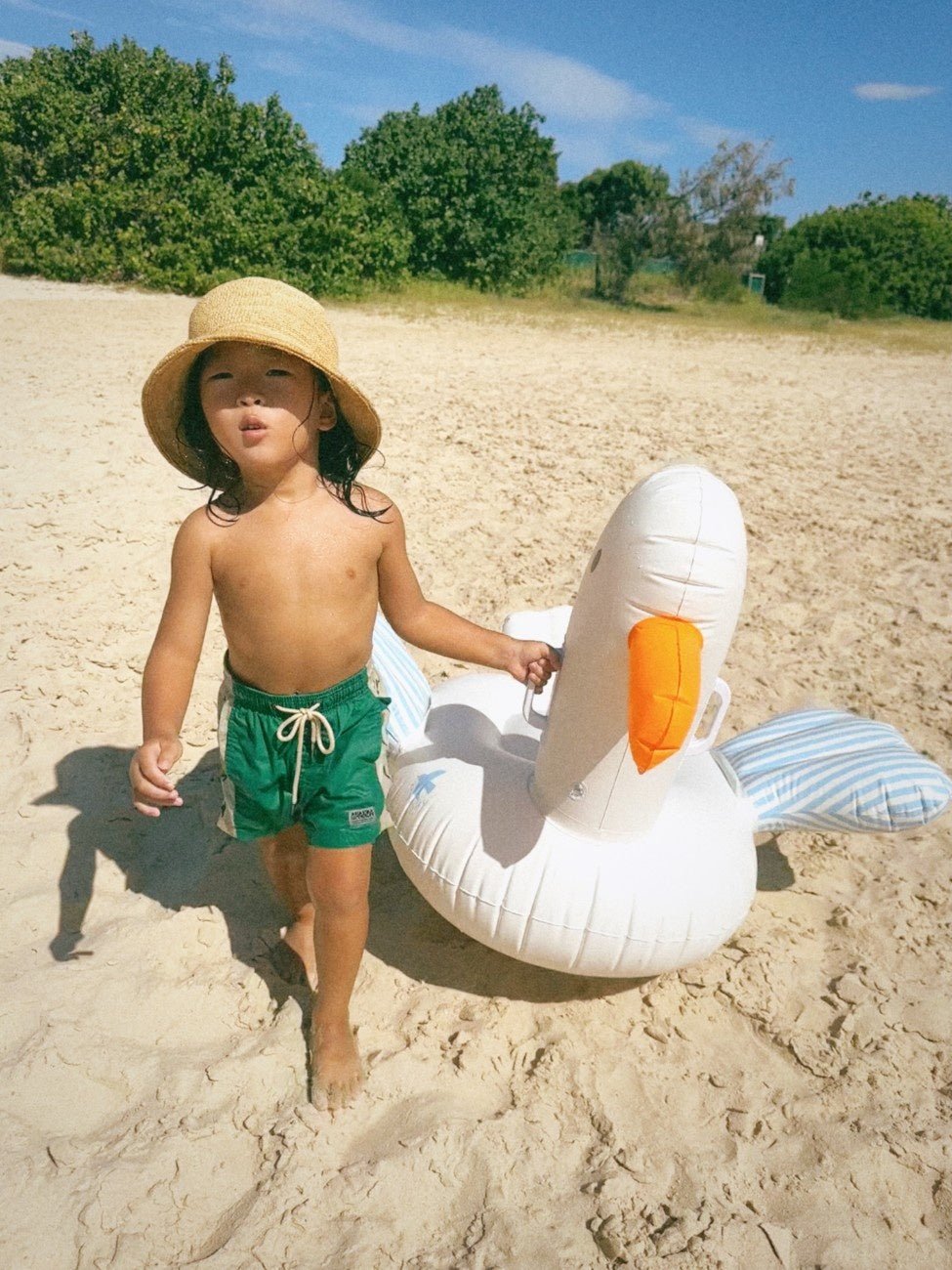 SUNNYLIFE Kids Ride - On Sid the Seagull Blue Stripe - S51KROBL