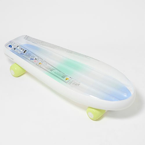 SUNNYLiFE Kids Skateboard Float The Sea Kids Blue-Lime - S41SKASK