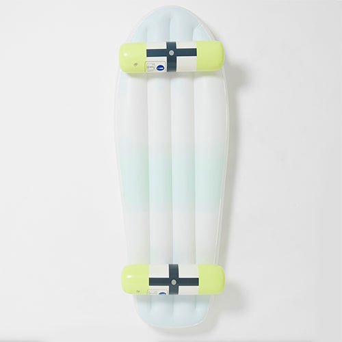 SUNNYLiFE Kids Skateboard Float The Sea Kids Blue-Lime - S41SKASK
