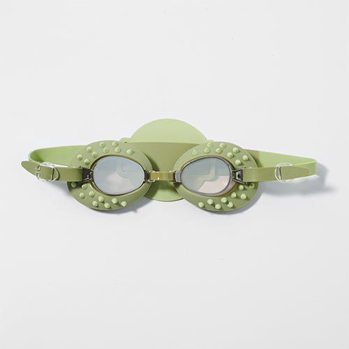SUNNYLiFE Kids Swim Goggles Cookie The Croc Khaki - S41SGCRC