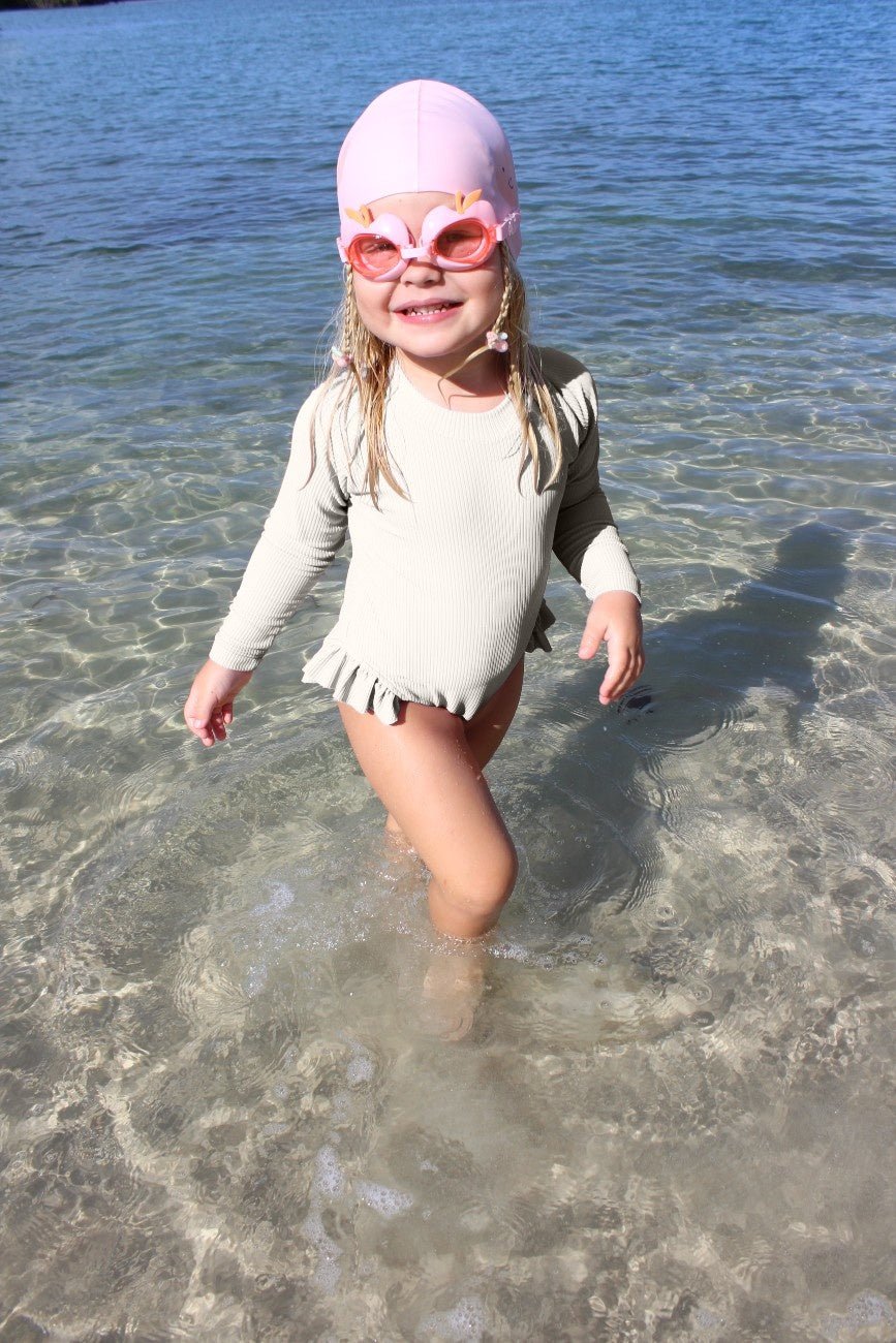 SUNNYLIFE Kids Swim Goggles Cotton Candy Cherry - S51KSGPK