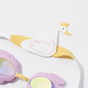 SUNNYLiFE Kids Swim Goggles Princess Swan Multi - S41SGSWN