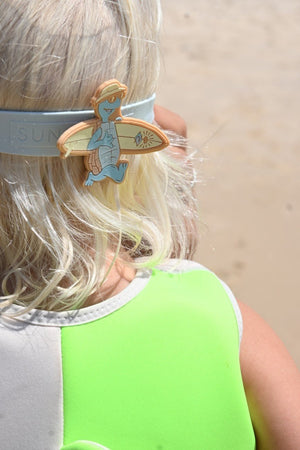 SUNNYLIFE Kids Swim Goggles Shred Turtle Aqua - Swim Goggles - | The Mom Store