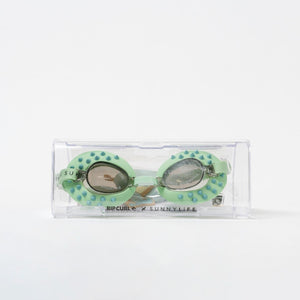 SUNNYLIFE Kids Swim Goggles Shred Turtle Aqua - Swim Goggles - | The Mom Store