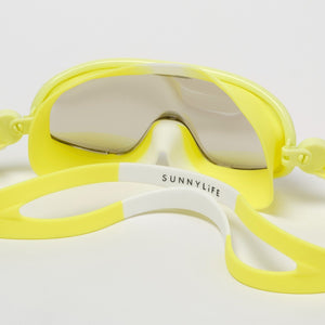 SUNNYLIFE Kids Swim Mask Salty the Shark Neon Yellow - S51KSMNY