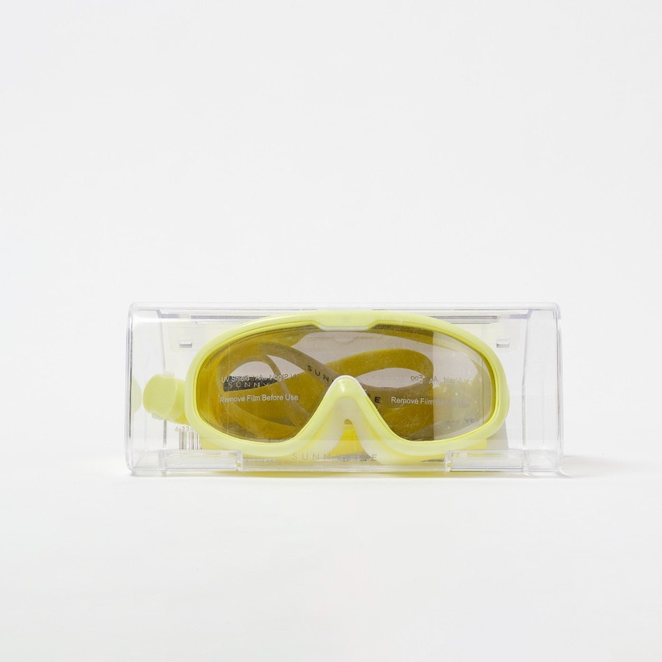SUNNYLIFE Kids Swim Mask Salty the Shark Neon Yellow - S51KSMNY