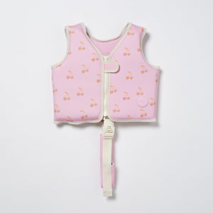 SUNNYLIFE Kids Swim Vest 1 - 2 Cotton Candy Cherry - S51VVPK1