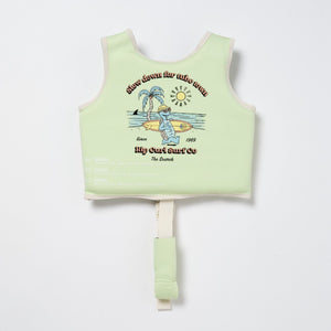 SUNNYLIFE Kids Swim Vest 1 - 2 Shred Turtle Aqua - RCSVSSTA