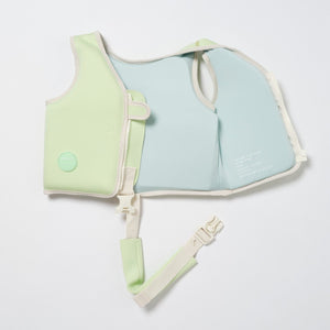 SUNNYLIFE Kids Swim Vest 1 - 2 Shred Turtle Aqua - RCSVSSTA