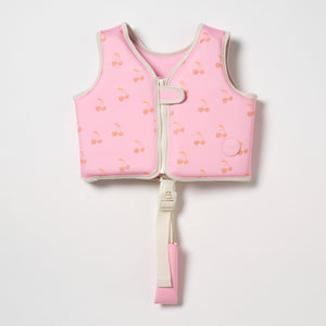 SUNNYLIFE Kids Swim Vest 2 - 3 Cotton Candy Cherry - S51VVPK2