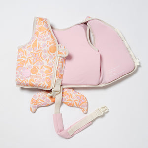 SUNNYLIFE Kids Swim Vest 2 - 3 Ocean Magic Pink - RCSVMOMP