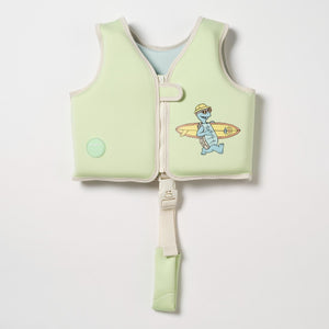 SUNNYLIFE Kids Swim Vest 2 - 3 Shred Turtle Aqua - 20264067