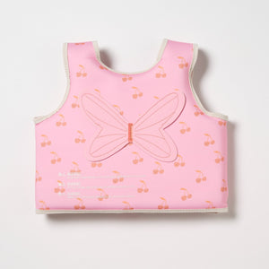 SUNNYLIFE Kids Swim Vest 3 - 6 Cotton Candy Cherry - S51VVPK4