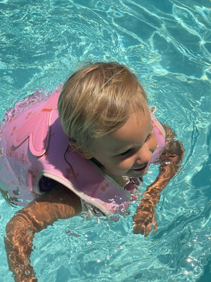 SUNNYLIFE Kids Swim Vest 3 - 6 Cotton Candy Cherry - S51VVPK4