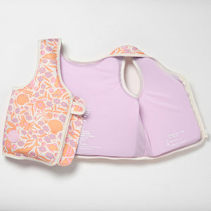 SUNNYLIFE Kids Swim Vest 3 - 6 Ocean Magic Pink - RCSVLOMP