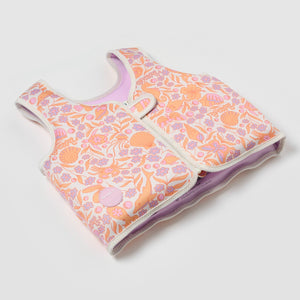 SUNNYLIFE Kids Swim Vest 3 - 6 Ocean Magic Pink - RCSVLOMP