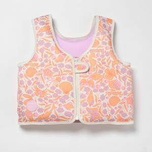 SUNNYLIFE Kids Swim Vest 3 - 6 Ocean Magic Pink - RCSVLOMP