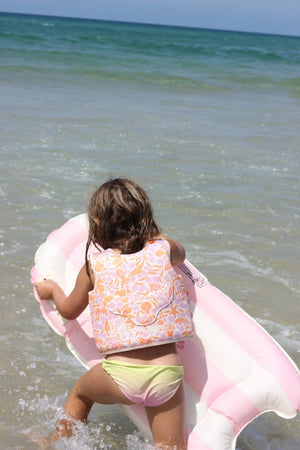 SUNNYLIFE Kids Swim Vest 3 - 6 Ocean Magic Pink - RCSVLOMP