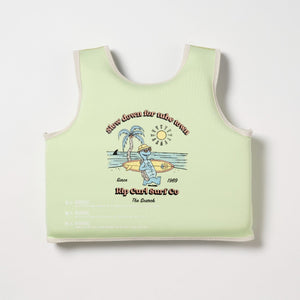 SUNNYLIFE Kids Swim Vest 3 - 6 Shred Turtle Aqua - RCSVLSTA