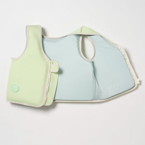 SUNNYLIFE Kids Swim Vest 3 - 6 Shred Turtle Aqua - RCSVLSTA