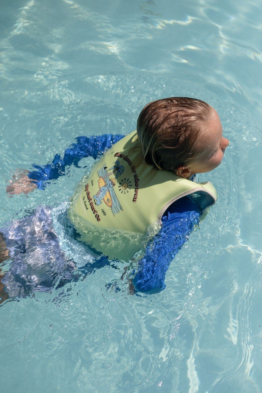 SUNNYLIFE Kids Swim Vest 3 - 6 Shred Turtle Aqua - RCSVLSTA