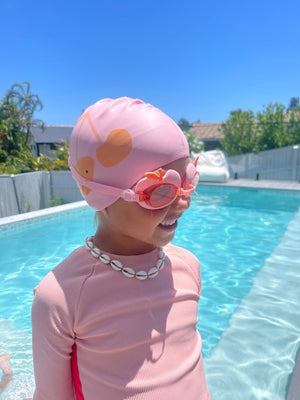 SUNNYLIFE Kids Swimming Cap Cotton Candy Cherry - S51SCCCP
