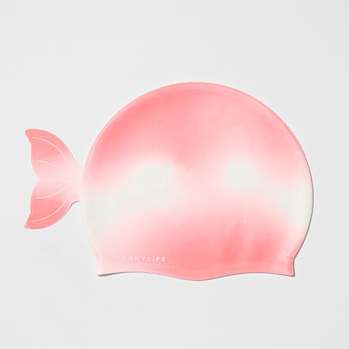 SUNNYLiFE Kids Swimming Cap Melody the Mermaid Pink - S41SCMER