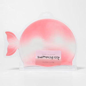 SUNNYLiFE Kids Swimming Cap Melody the Mermaid Pink - S41SCMER