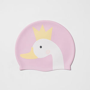 SUNNYLiFE Kids Swimming Cap Princess Swan Multi - S41SCSWN