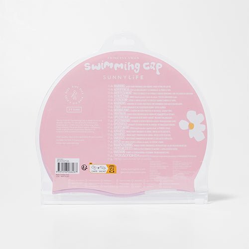 SUNNYLiFE Kids Swimming Cap Princess Swan Multi - S41SCSWN