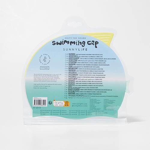 SUNNYLiFE Kids Swimming Cap Salty the Shark Multi - S41SCSHK
