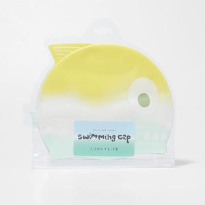 SUNNYLiFE Kids Swimming Cap Salty the Shark Multi - S41SCSHK