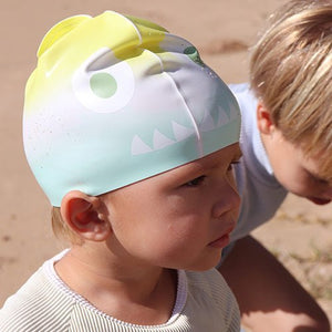 SUNNYLiFE Kids Swimming Cap Salty the Shark Multi - S41SCSHK